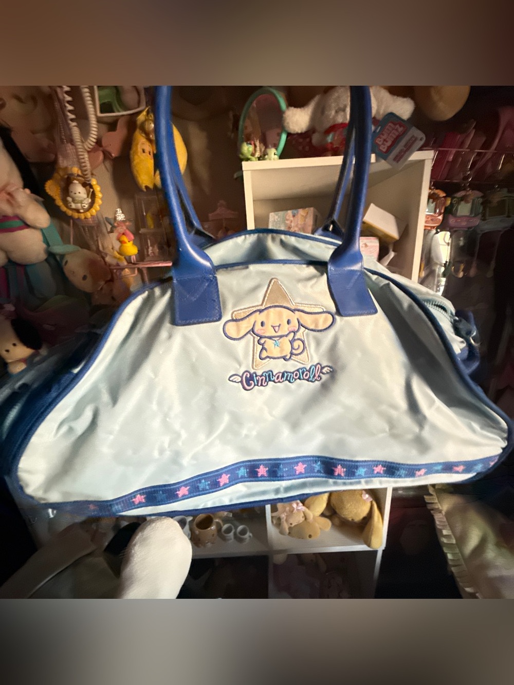 2003 cinnamoroll duffle bag Sanrio